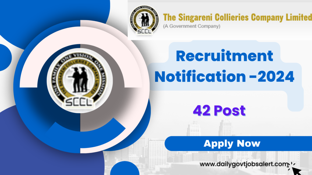 Sccl Employment Notification Apply Today