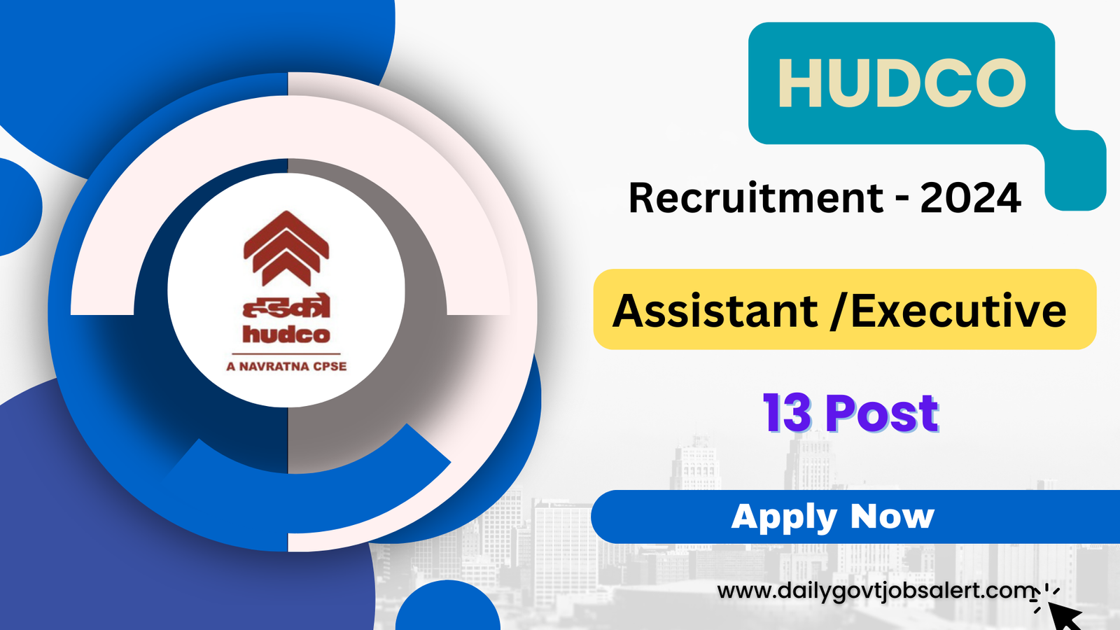 HUDCO Recruitment 2024 - Apply Now