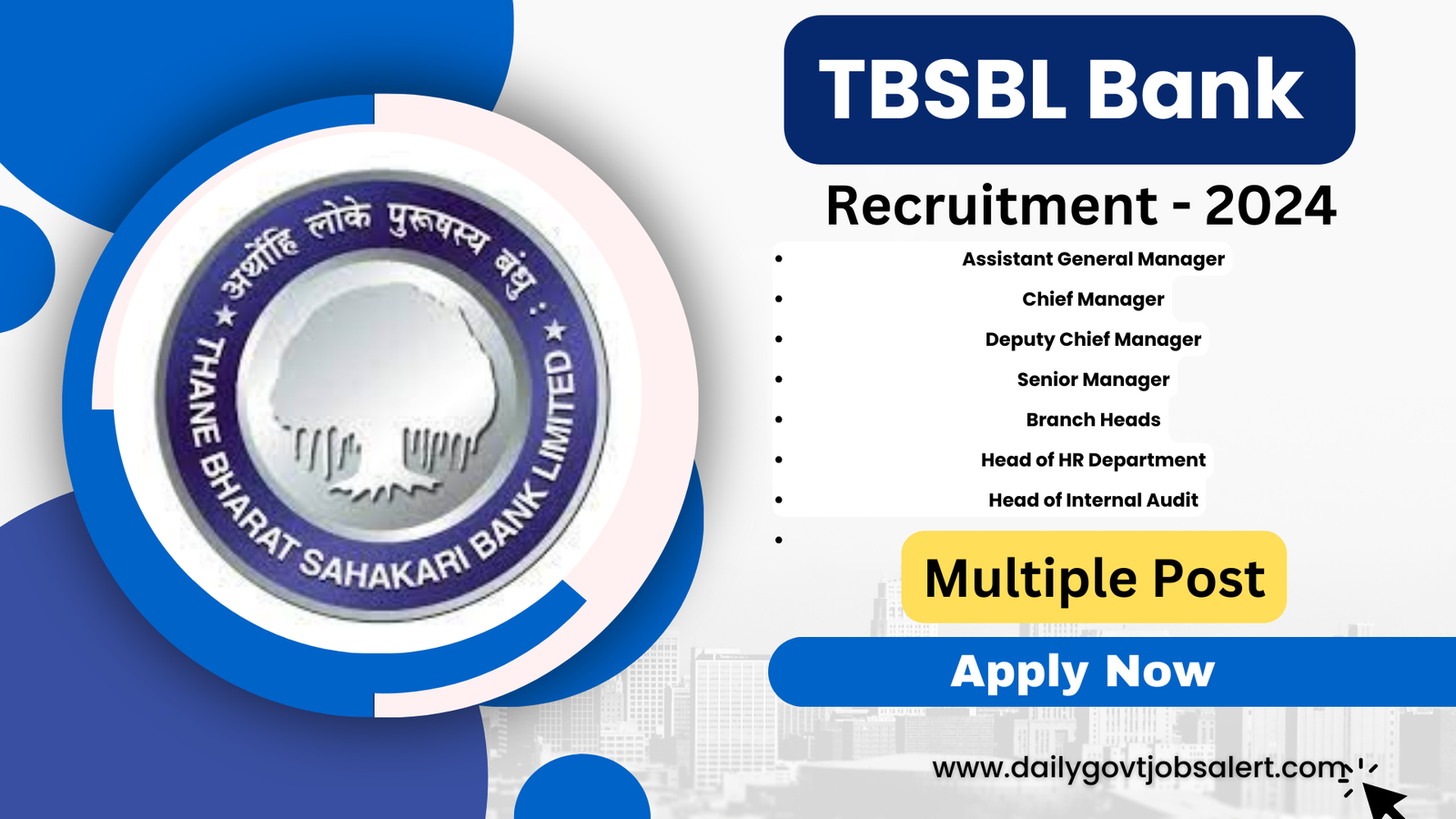 TBSBL Bank Recruitment Various Jobs 2024