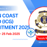 Indian Coast Guard Recruitment 2025