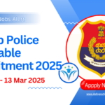 Punjab Police Constable Recruitment 2025